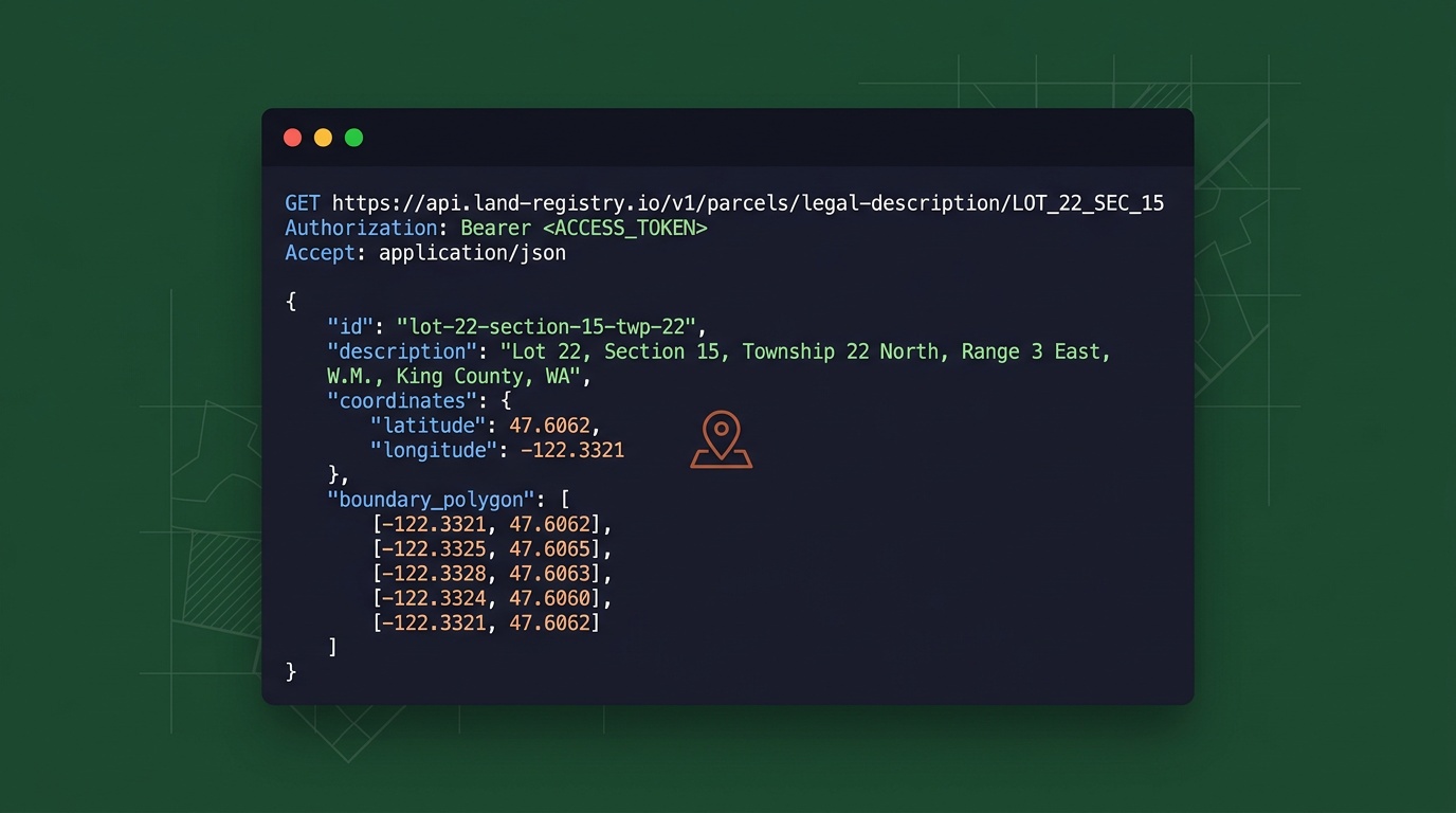 How to Integrate Canadian Legal Land Descriptions into Your Application Using the Township Canada API