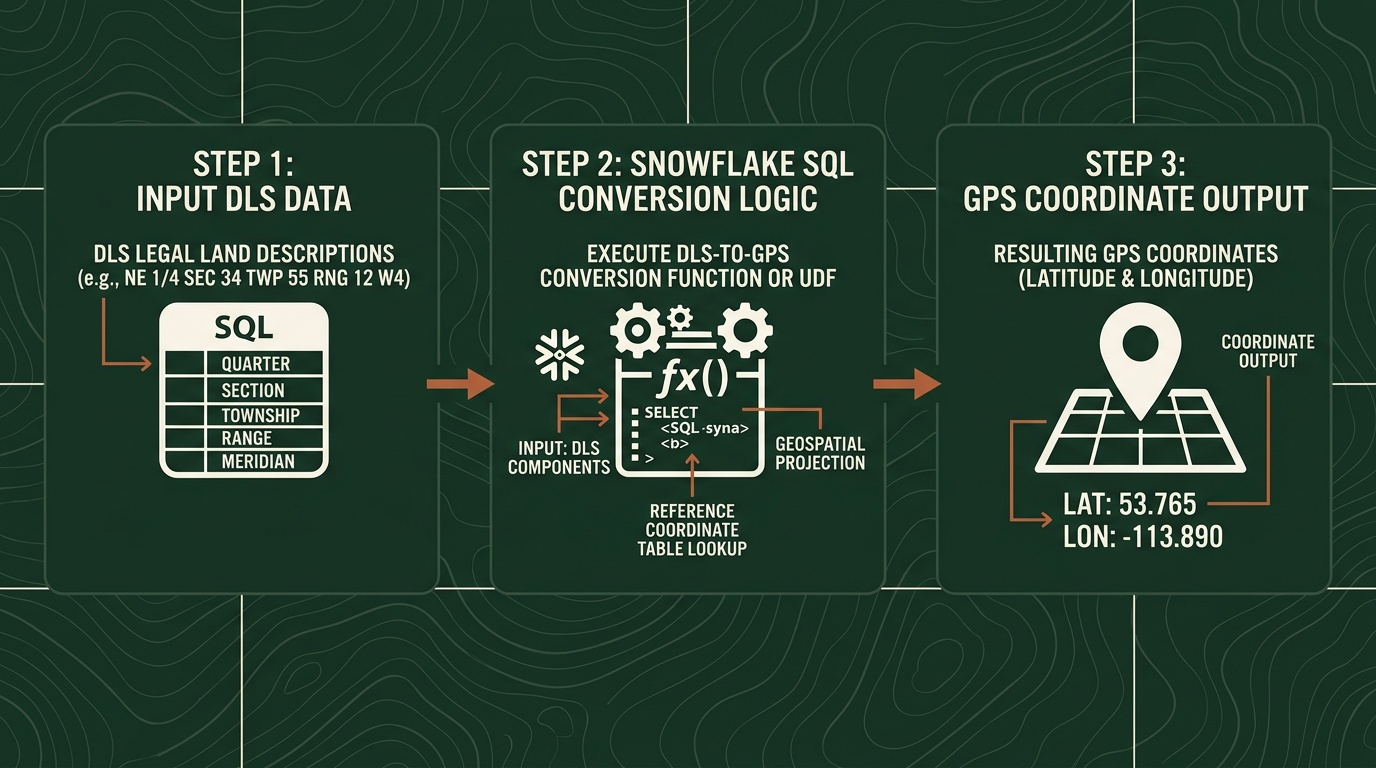 How to Enrich a Snowflake Table with DLS GPS Coordinates