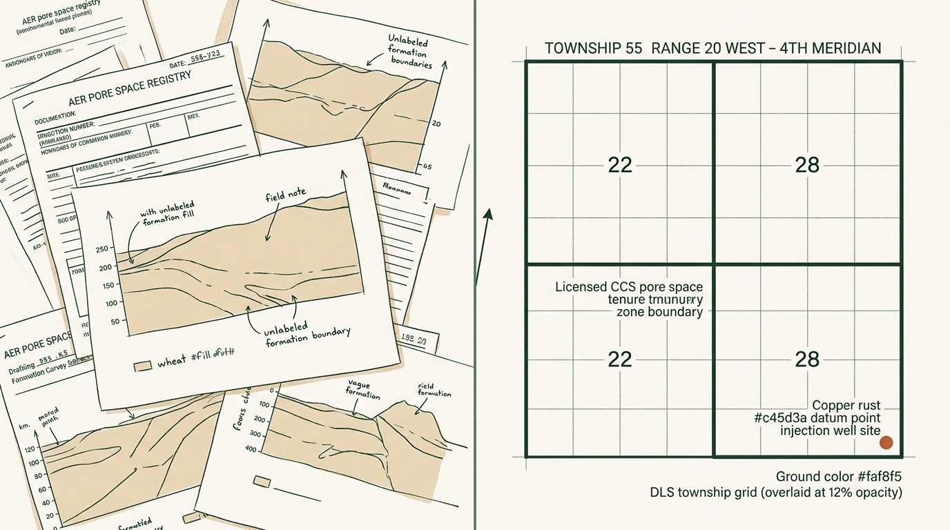 AER CCS Pore Space Tenure: How to Identify Quarter Sections in Licensed Tenure Zones