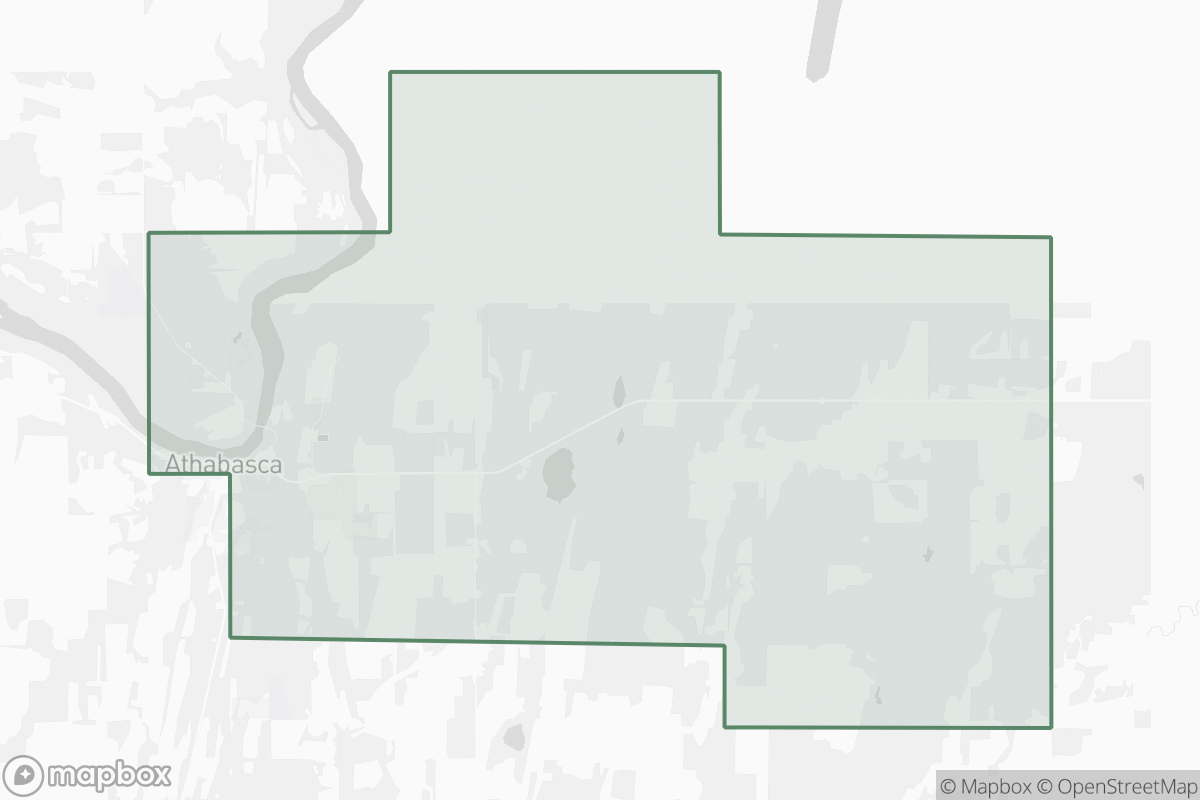 Map of Athabasca East Field