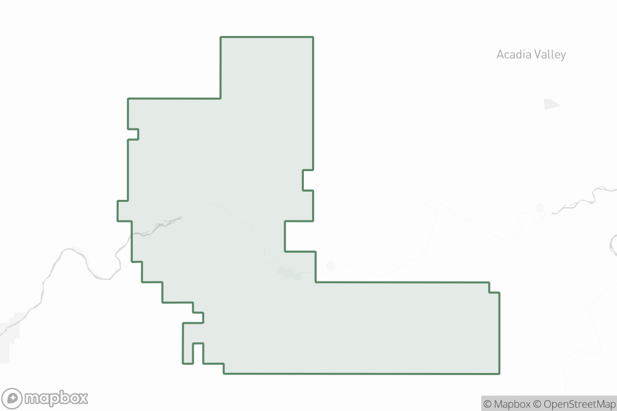 Map of Atlee-Buffalo Field