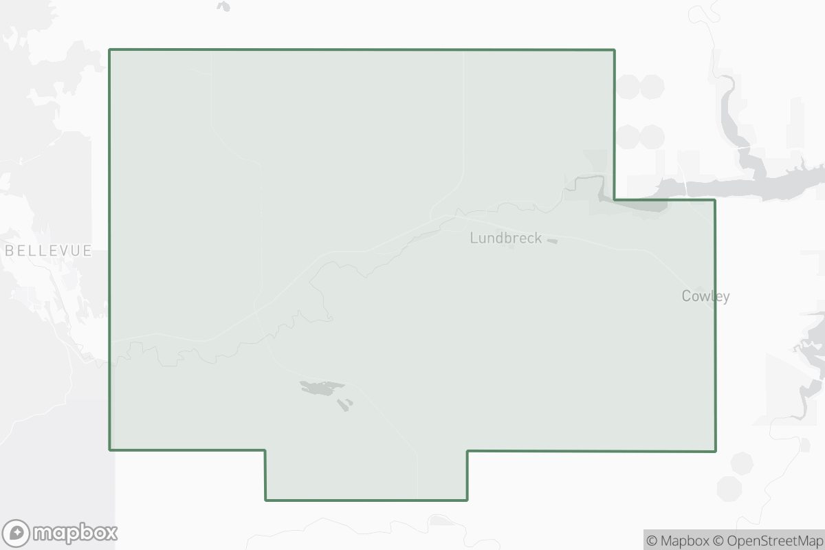 Map of Burmis Field