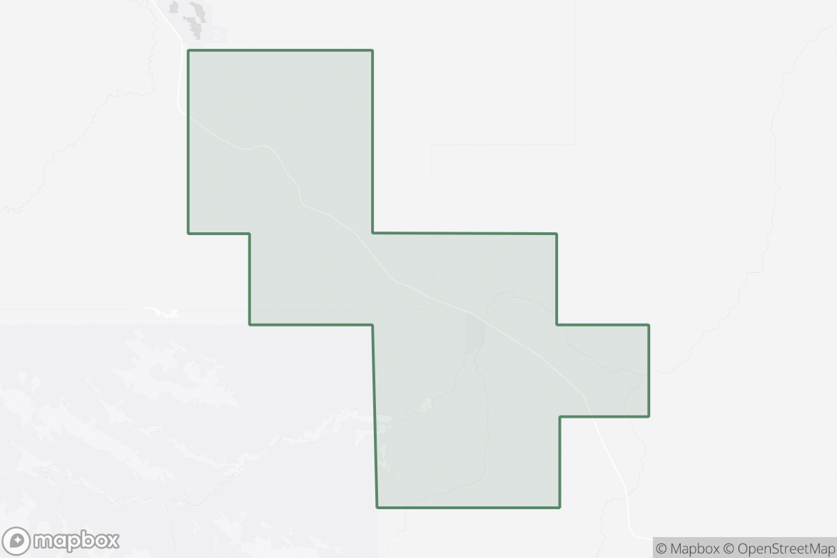 Map of Cabin Creek Field