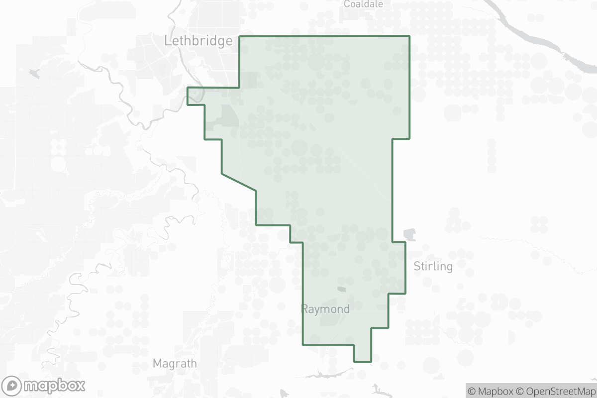 Map of Coaldale Field