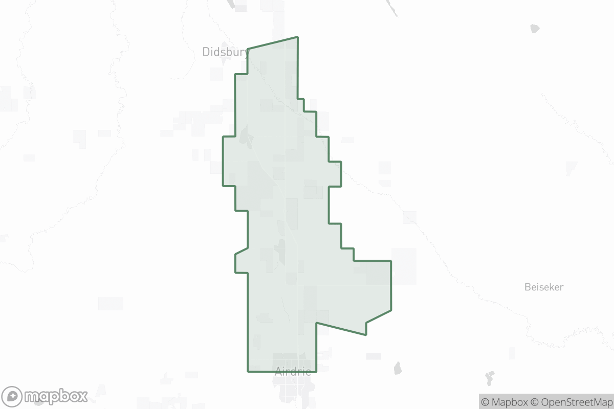 Map of Crossfield East Field