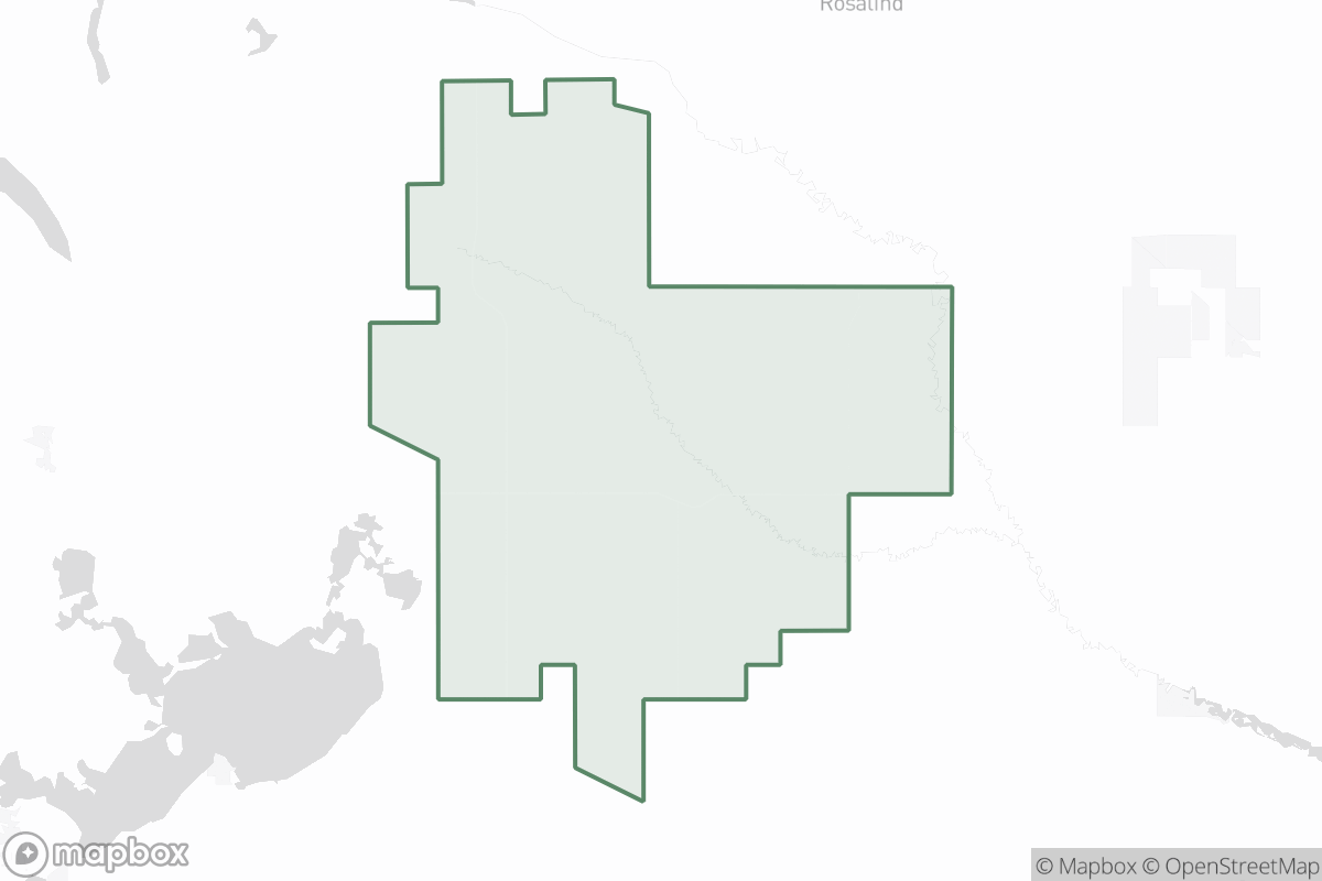 Map of Donalda Field