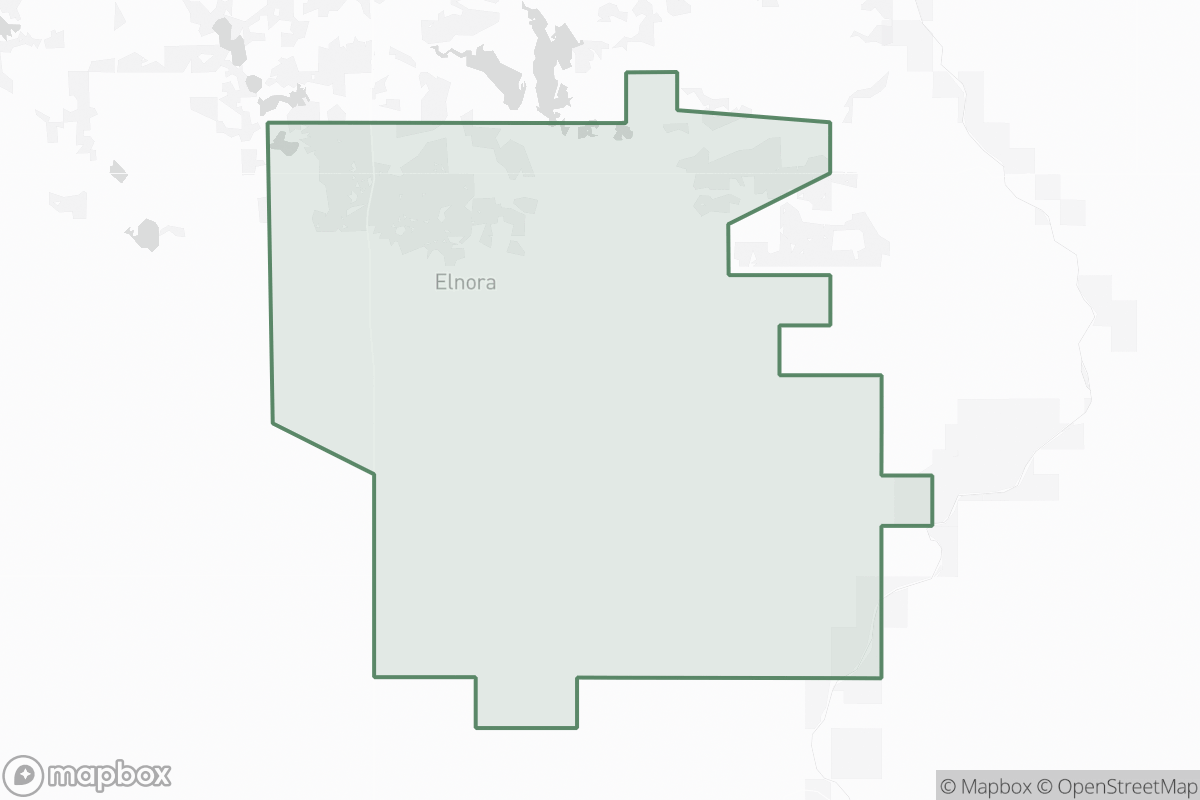 Map of Elnora Field