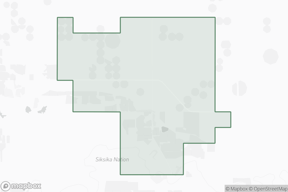 Map of Gleichen Field