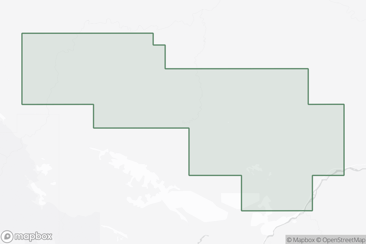 Map of Grande Cache Field