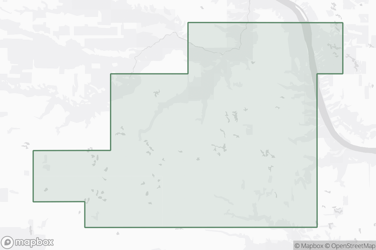 Map of Hamelin Creek Field