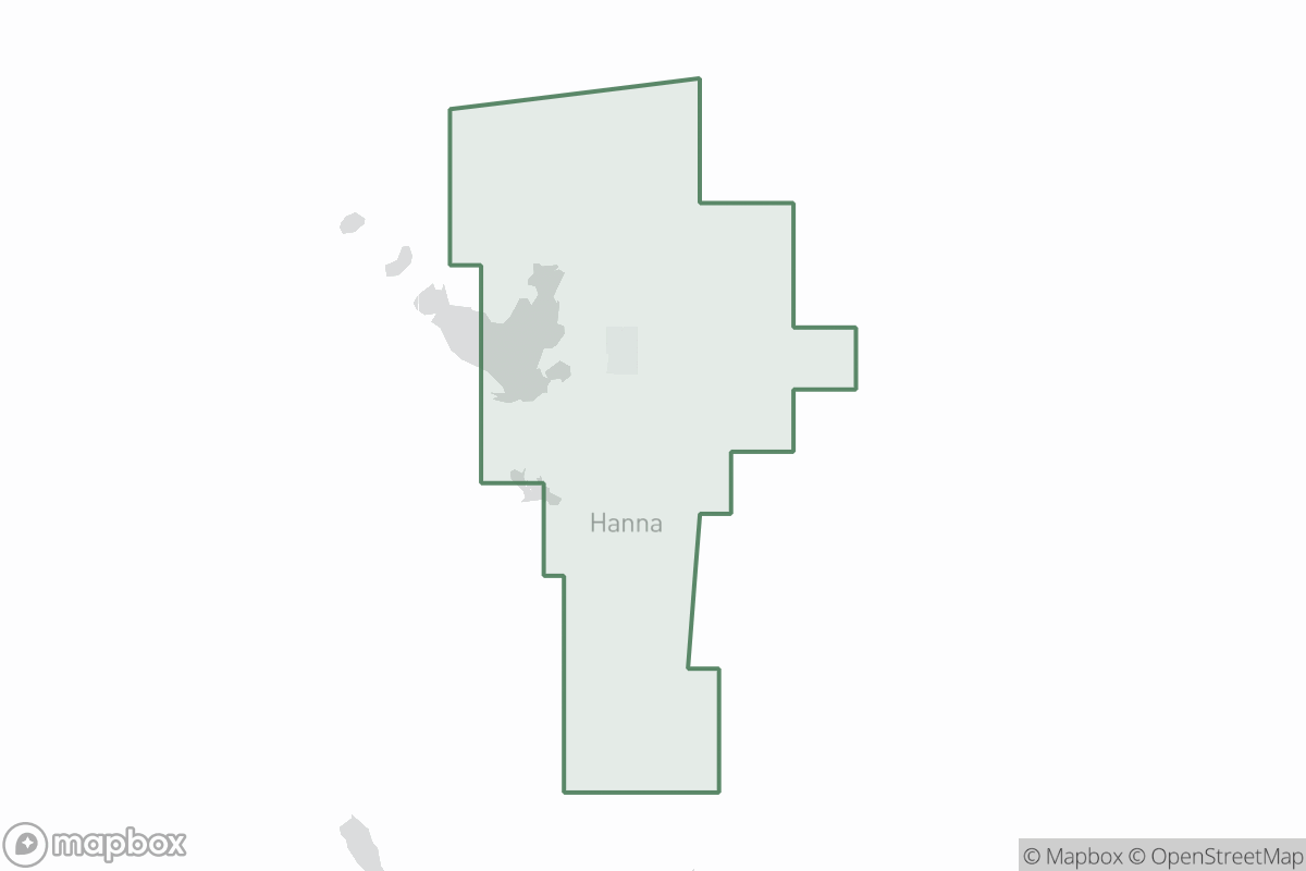 Map of Hanna Field