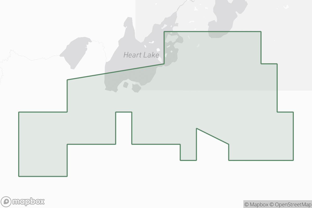 Map of Heart Lake Field