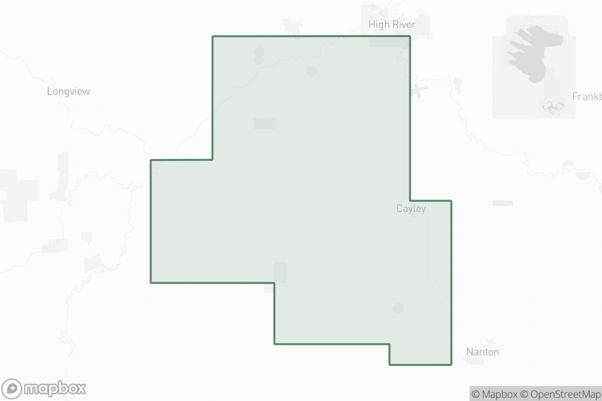 Map of High River Field