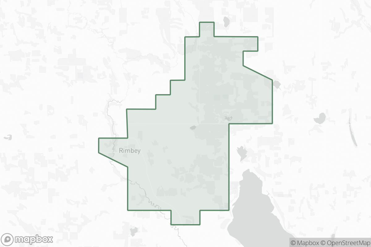 Map of Homeglen-Rimbey Field