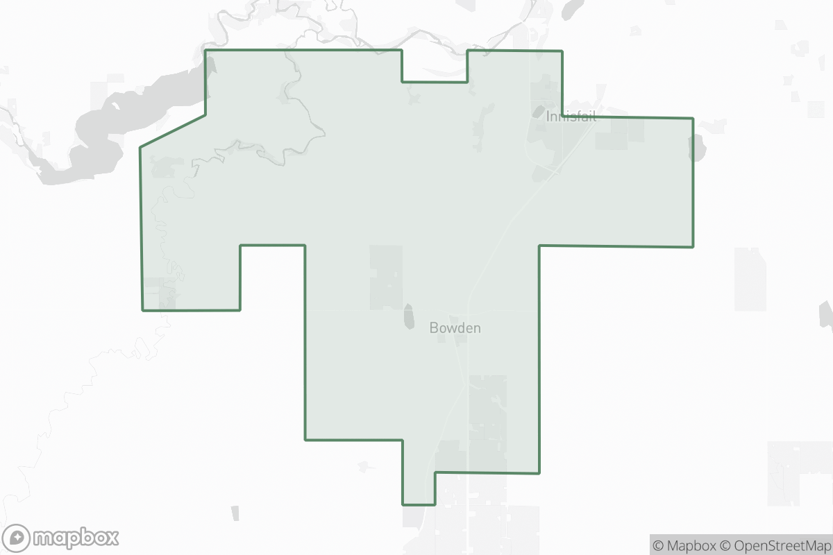 Map of Innisfail Field