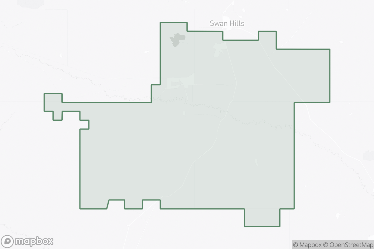 Map of Judy Creek Field