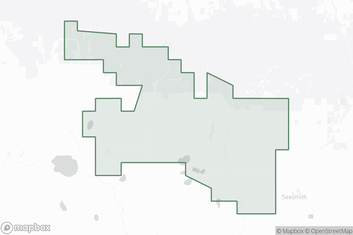 Map of La Glace Field