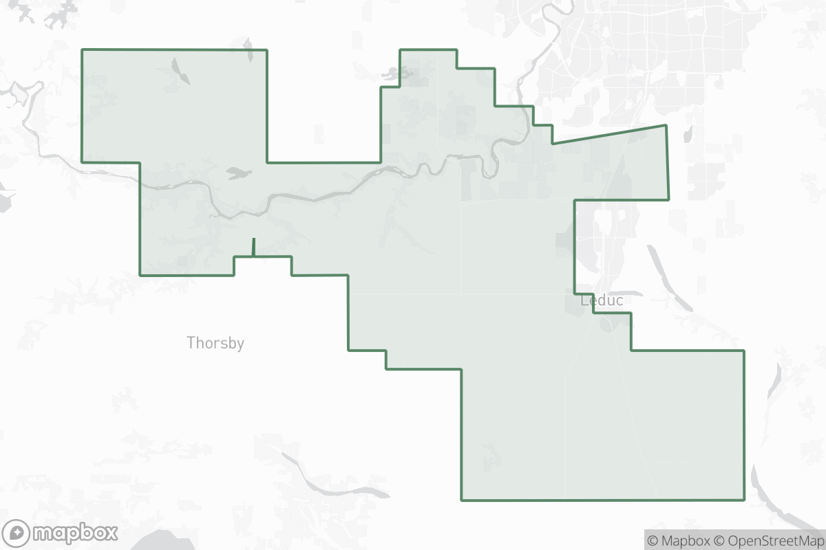 Map of Leduc-Woodbend Field