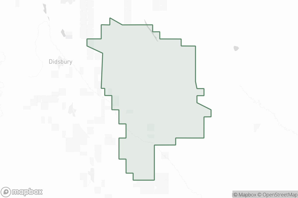 Map of Lone Pine Creek Field