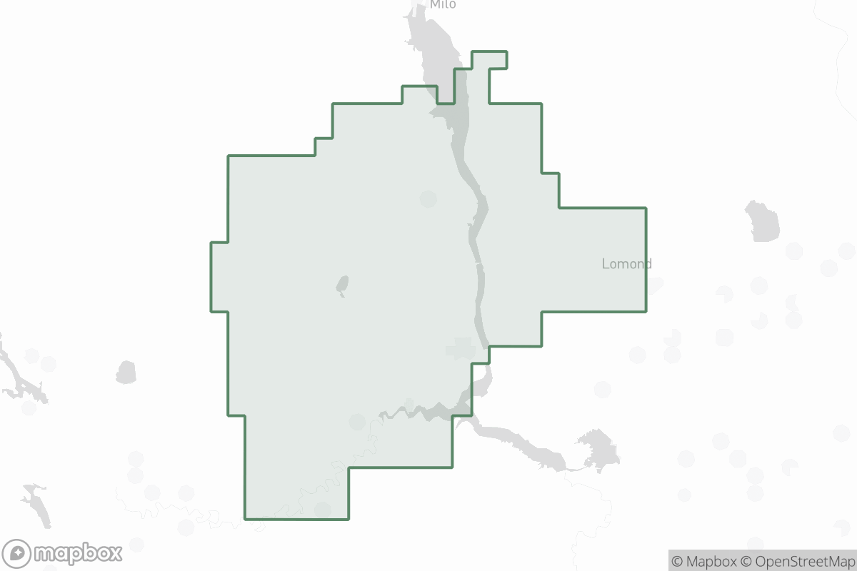 Map of Long Coulee Field