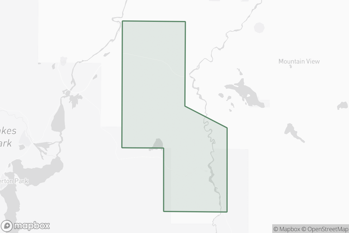 Map of Lookout Butte Field