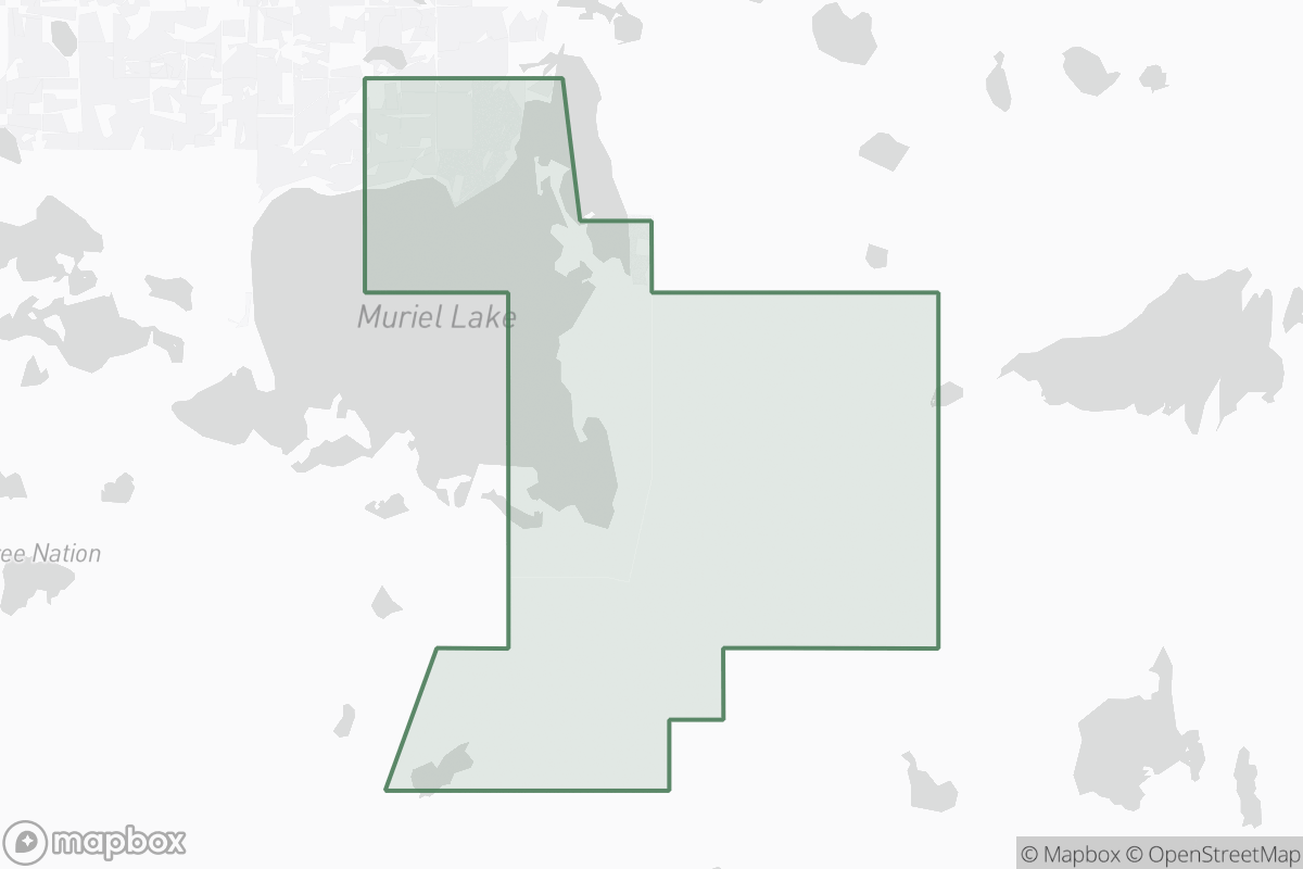 Map of Muriel Lake Field