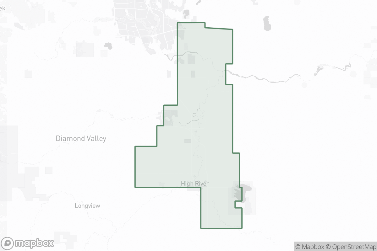 Map of Okotoks Field