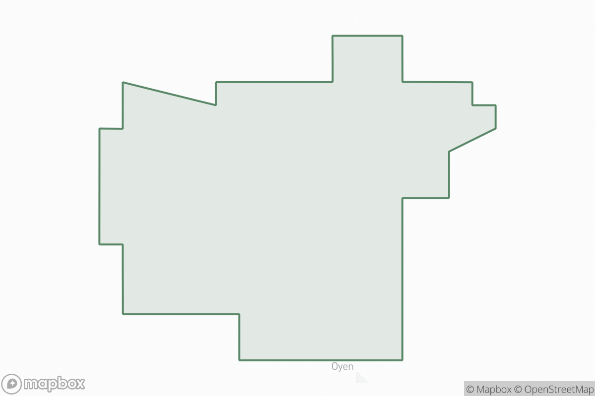 Map of Oyen Field