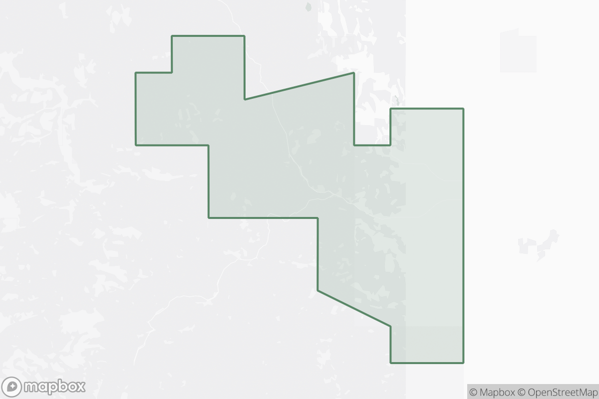 Map of Quirk Creek Field