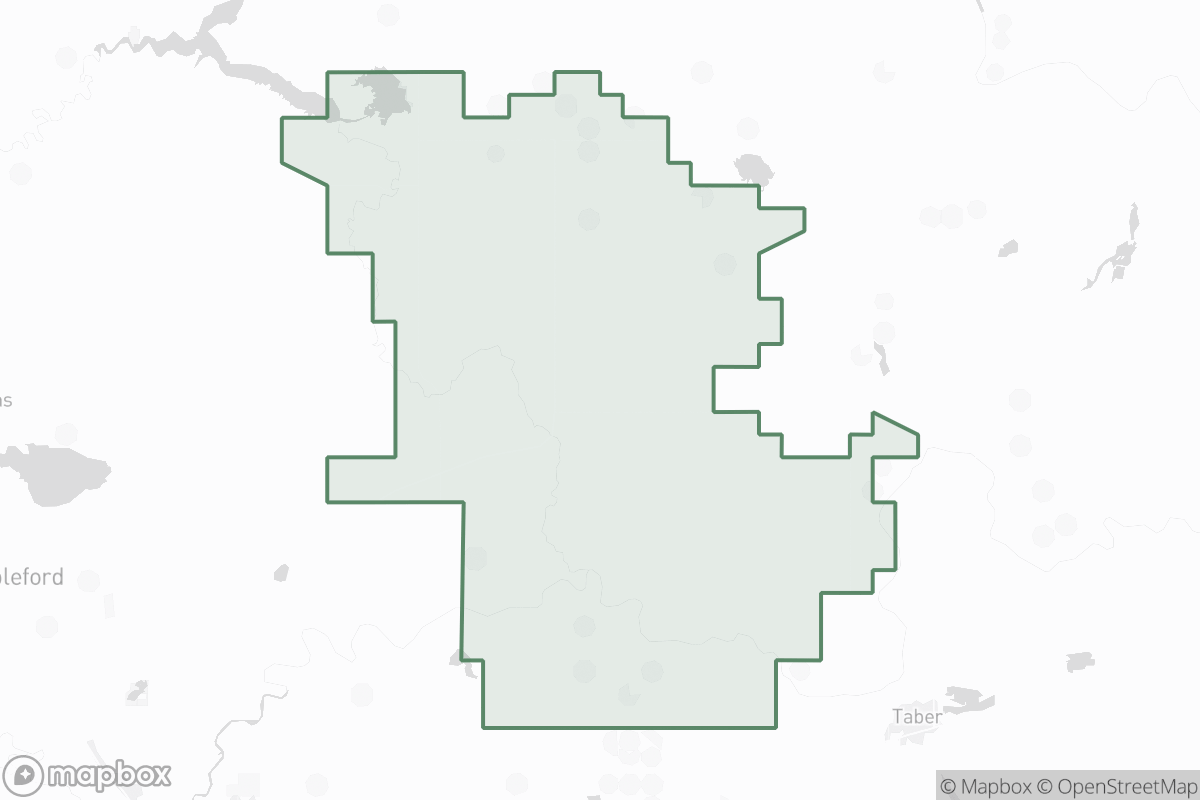 Map of Retlaw Field