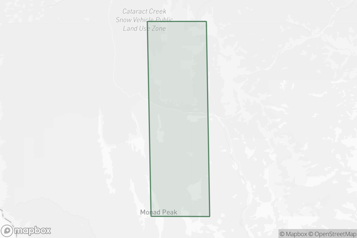 Map of Savanna Creek Field