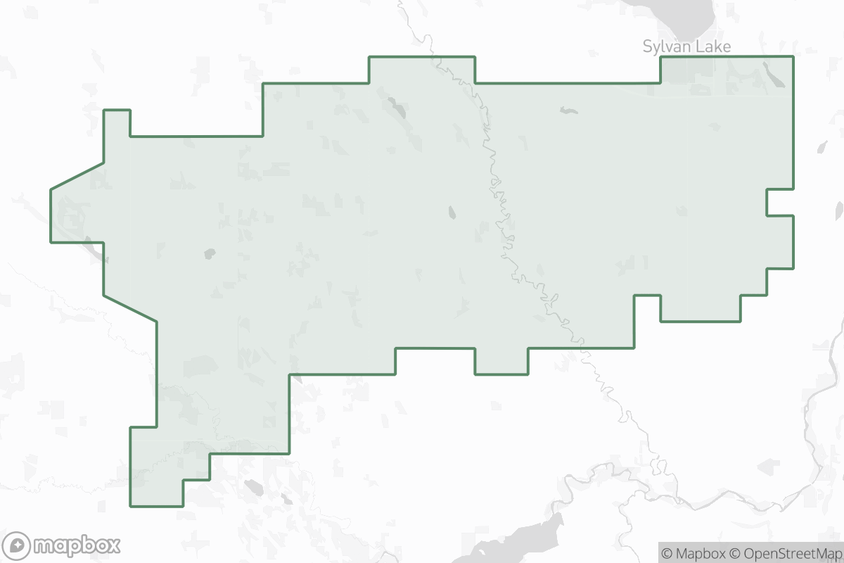 Map of Sylvan Lake Field