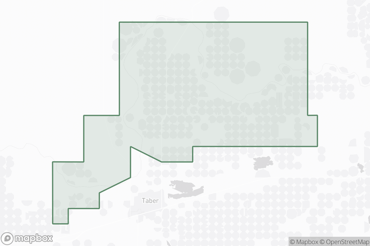 Map of Taber North Field