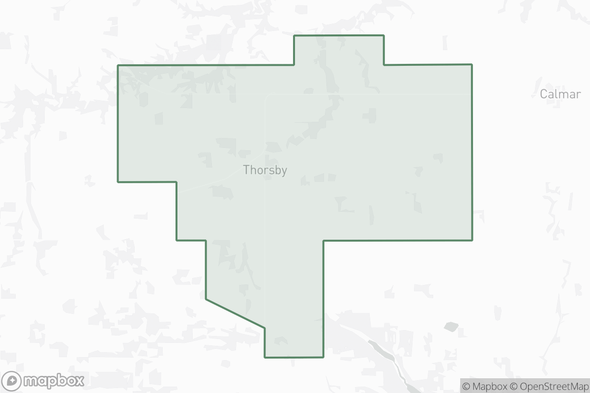 Map of Thorsby Field