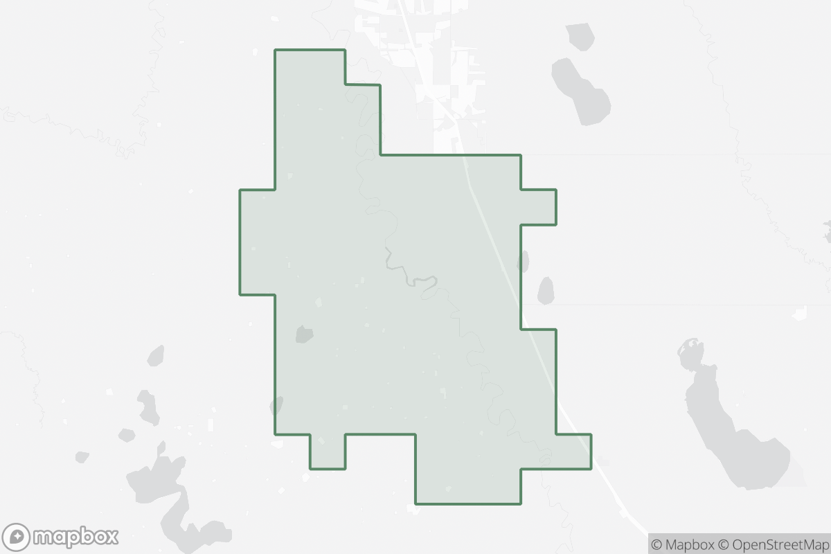 Map of Tony Creek North Field