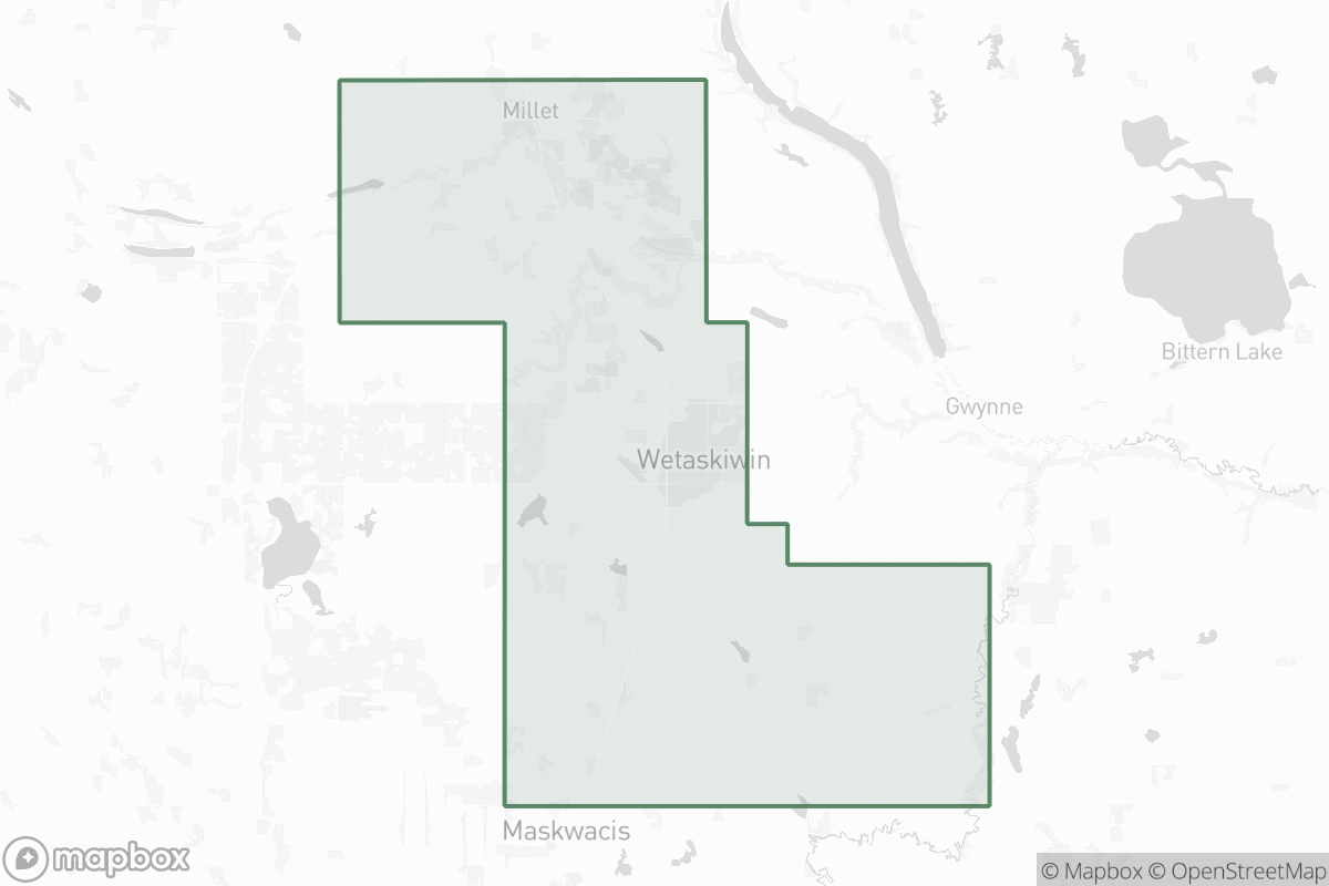Map of Wetaskiwin Field