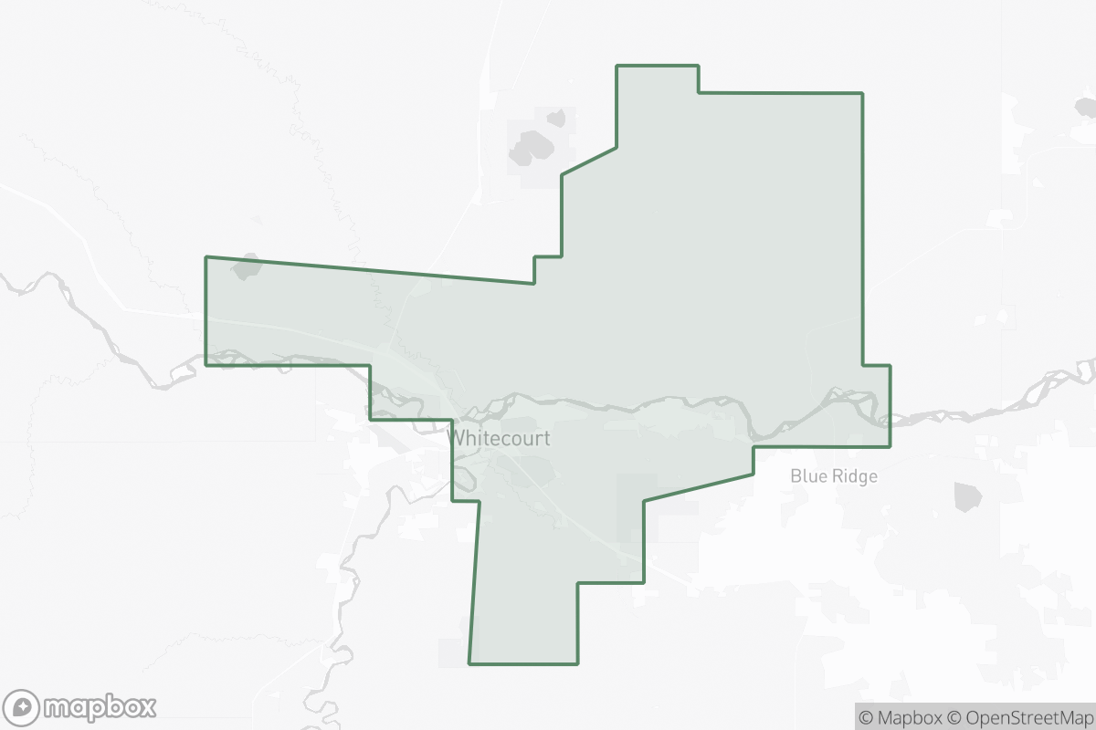Map of Whitecourt Field
