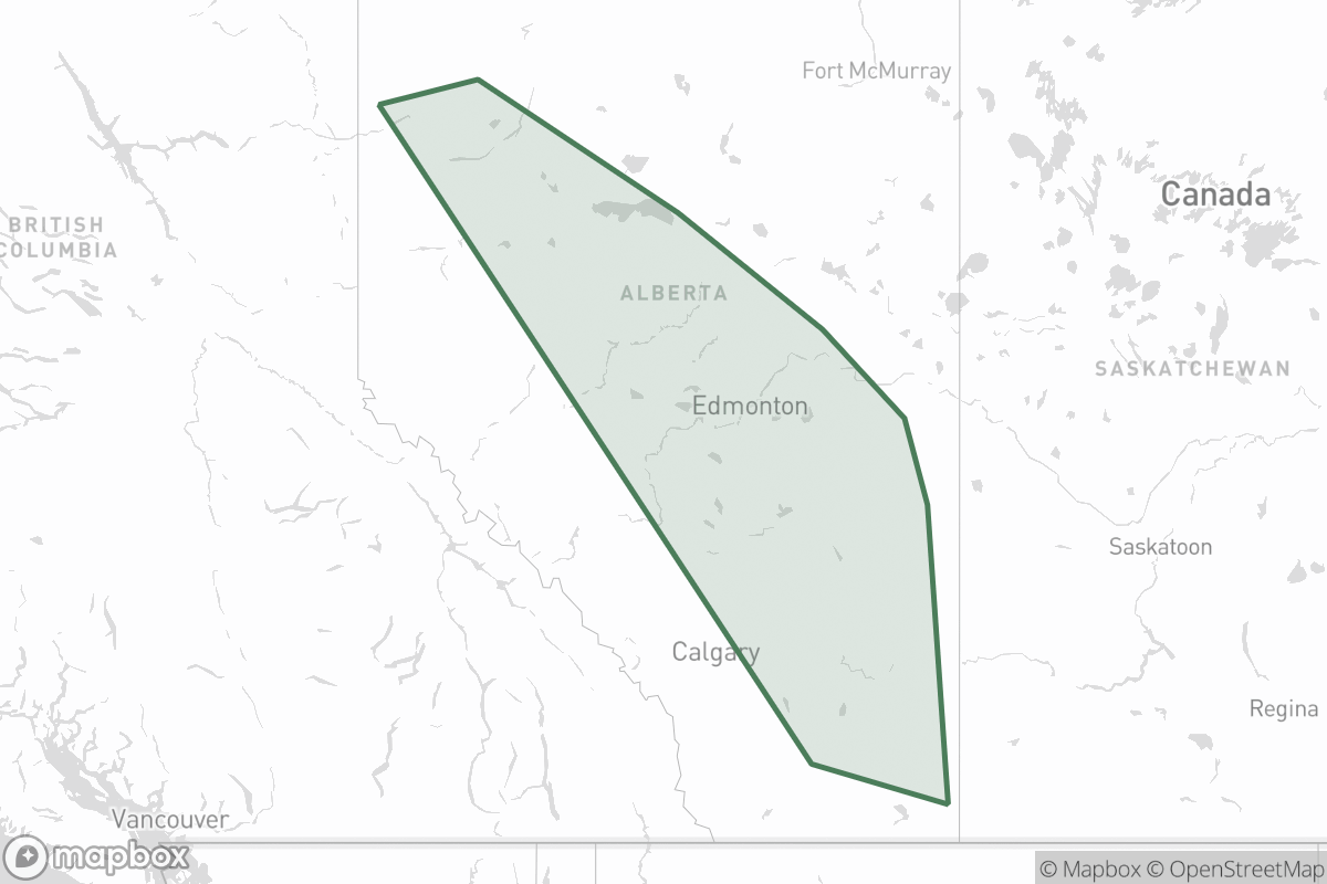 Map of 1333002 Alberta Ltd.