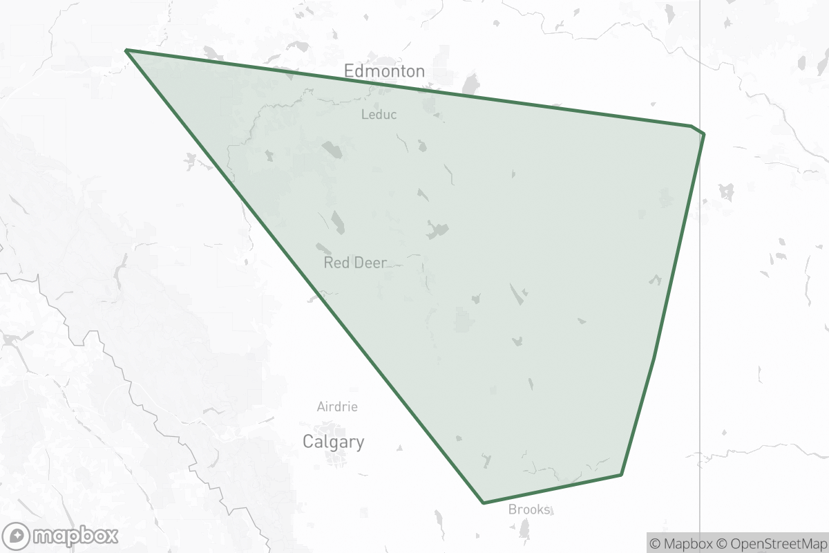 Map of Aeraden Energy Corp.