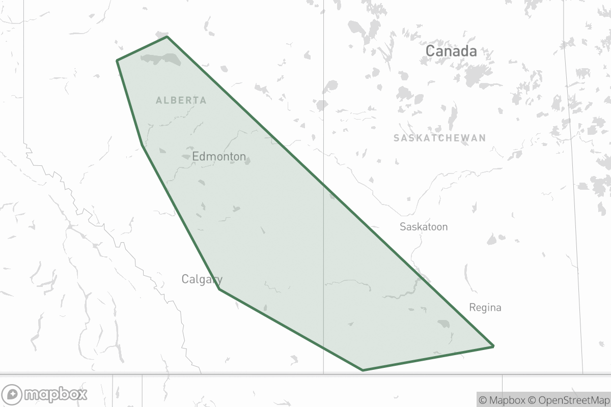Map of Anterra Energy Inc.