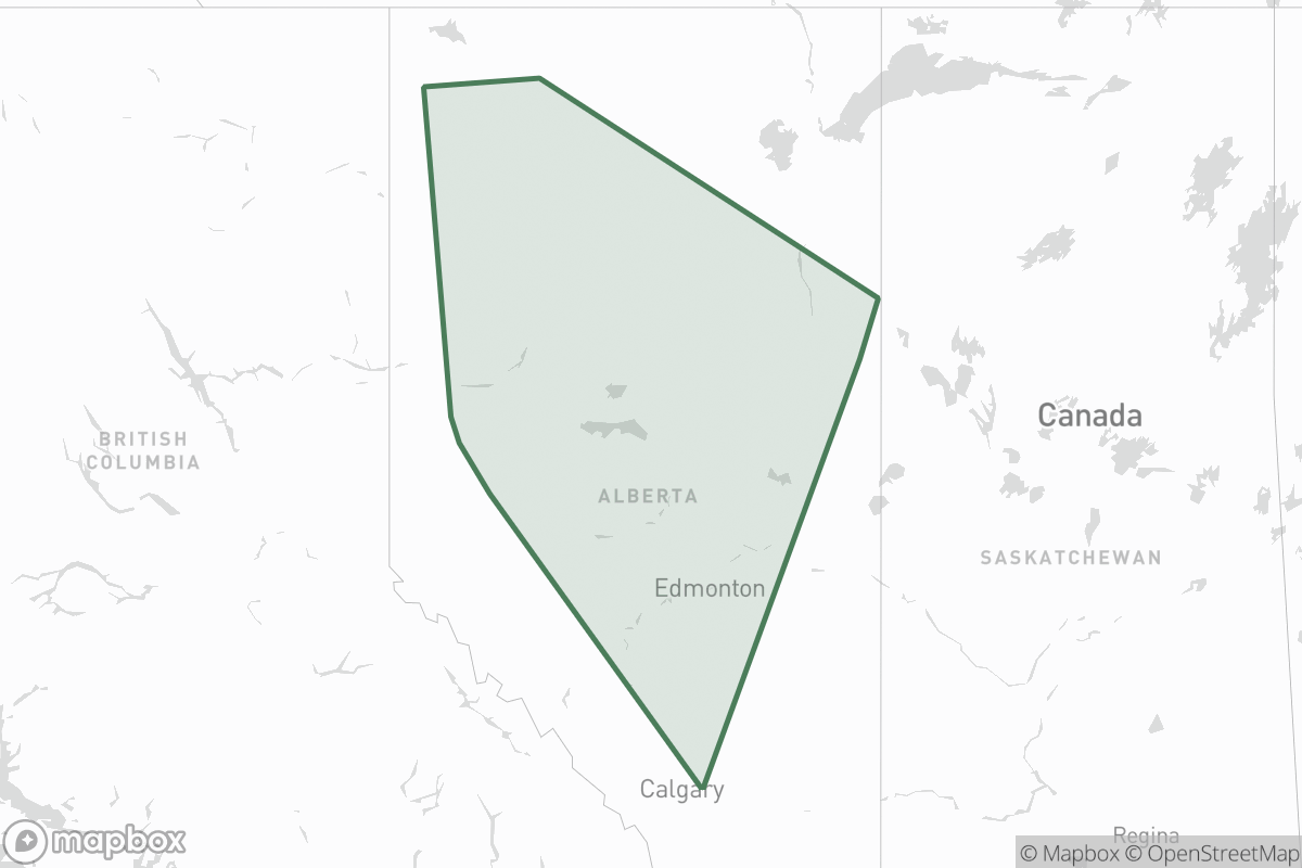 Map of Athabasca Oil Corporation