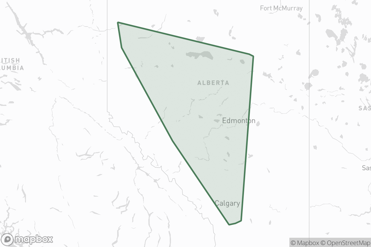 Map of Bighorn Energy Corporation