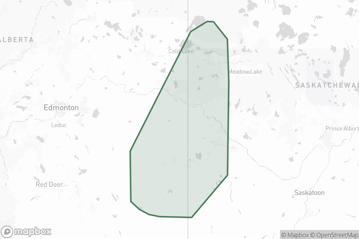 Boundary map of Bow River Energy Ltd.