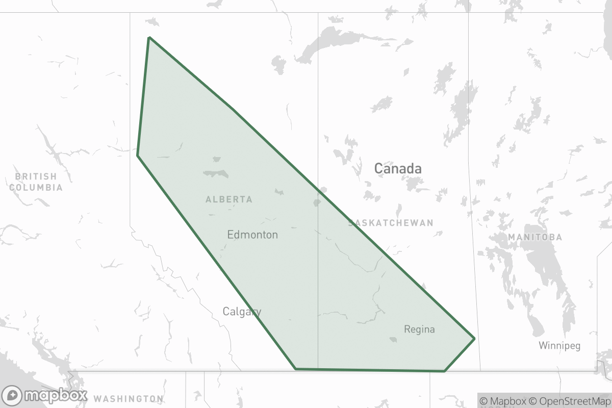 Map of Canada Northwest Energy Limited
