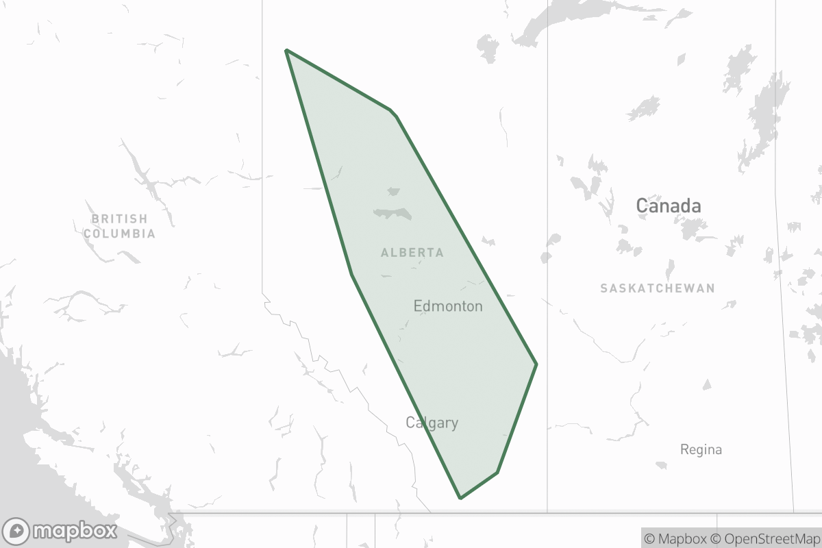 Map of Canadian Coyote Energy Ltd.