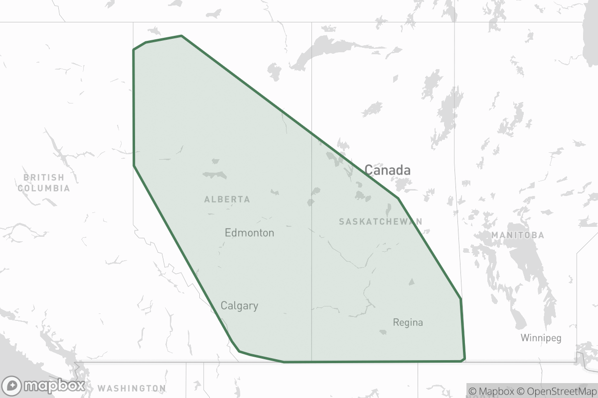 Boundary map of Canlin Energy Corporation