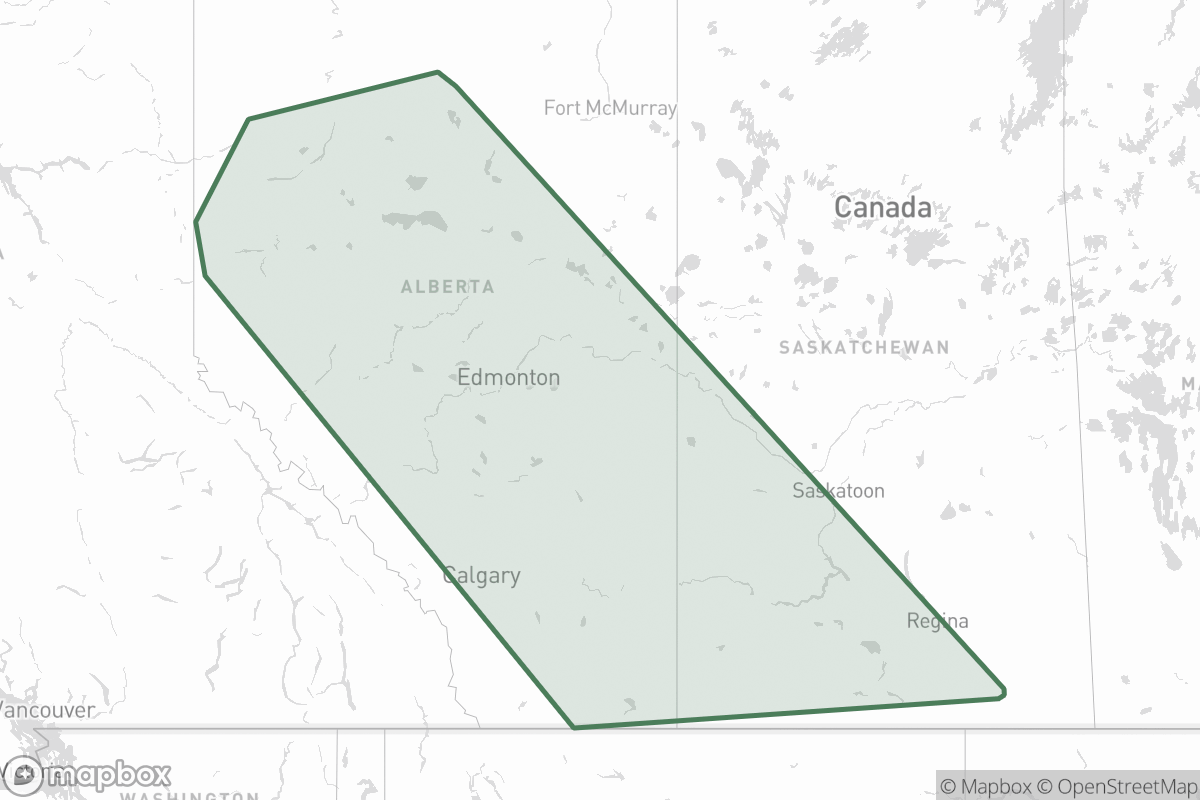 Map of Cardinal Energy Ltd.