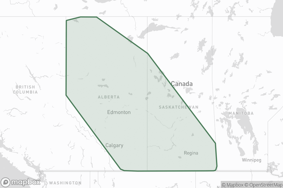 Map of Cenovus Energy Inc.