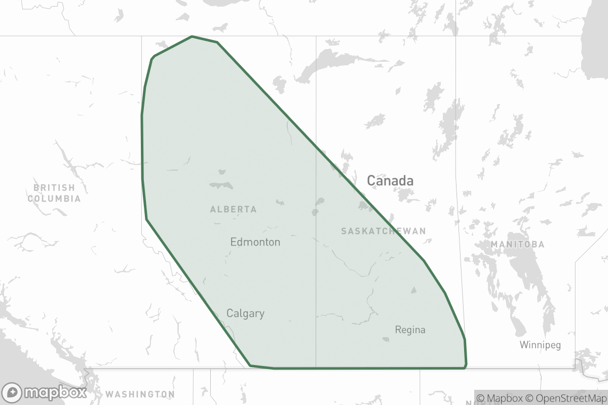 Map of ConocoPhillips Canada Resources Corp.