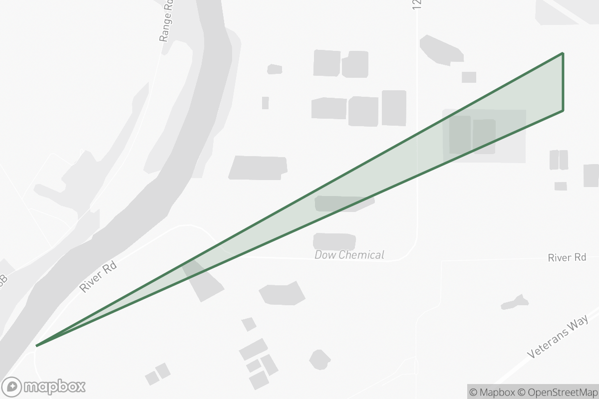 Boundary map of Dow Chemical Canada ULC